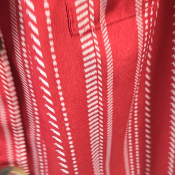 Blush Red Patterned Top - Picture 7 of 8